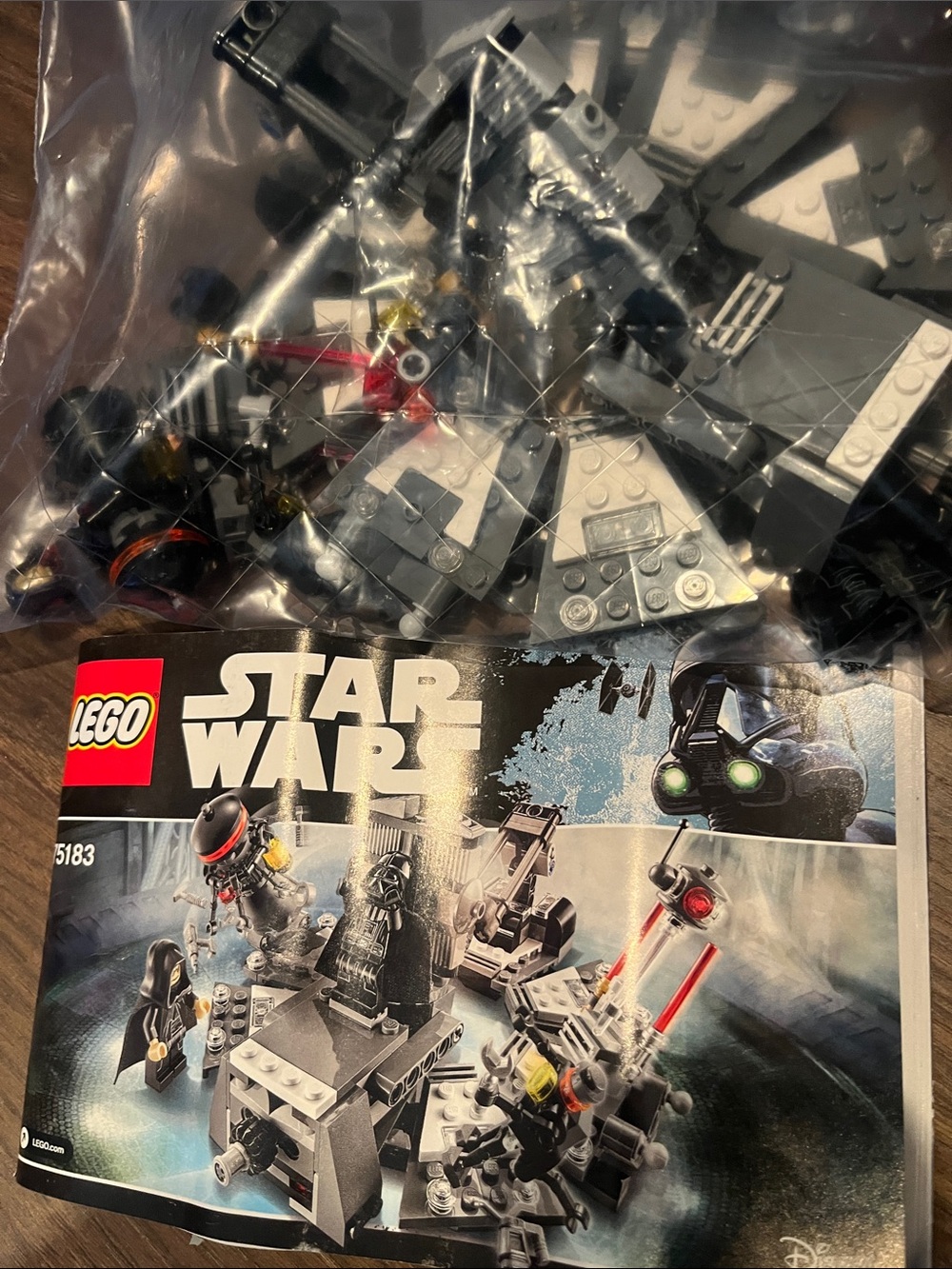 Lego Star Wars Gray and Black Battle Playset